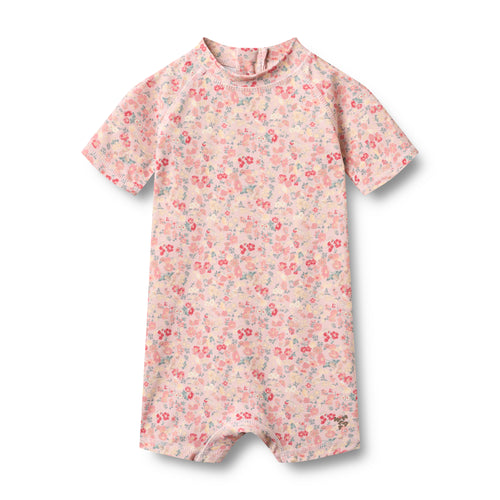 Swimsuit Cas — powder flowers and seashells