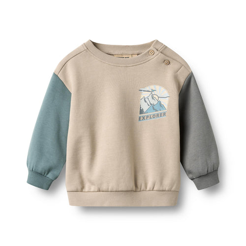 Sweatshirt Elliot Print — grey moon