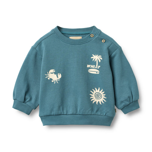 Sweatshirt Elliot — Blue Teal