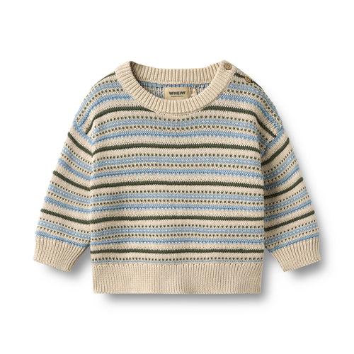 Jacquard Pullover Harlow — offwhite