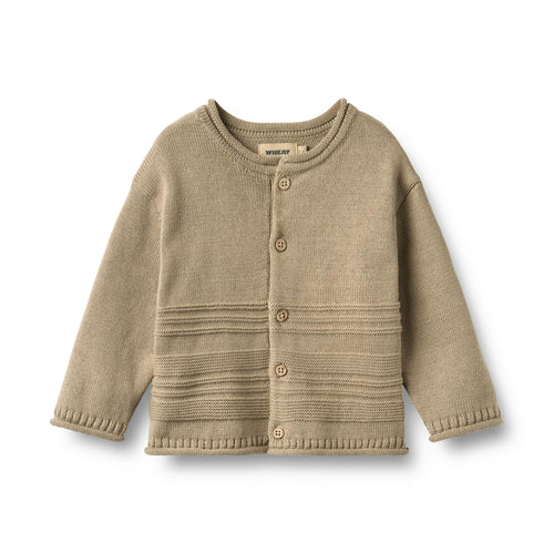 Knit Cardigan Gunnar — gravel