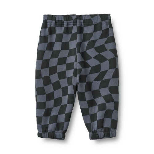 Sweatpants Cosmo — navy blue check