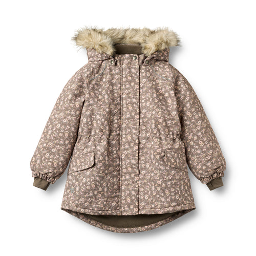 Jacket Mathilde — dry wood snow flowers
