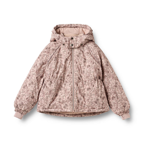 Ski Jacket Snowy — rose winter flowers
