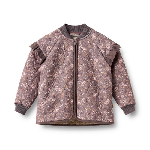 Thermo Jacket Ellas — purple stone flowers