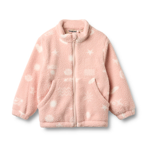 Fleece Jacket Helge — Cameo Rose Jacquard
