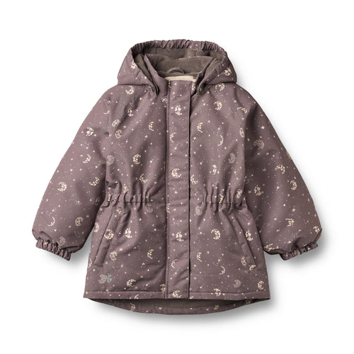Jacket Petra — plum truffle stars