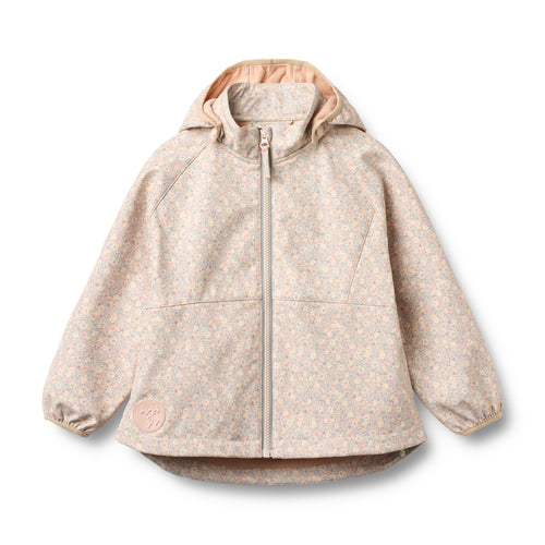 Softshell Jacket Mitta rose shadow flowers