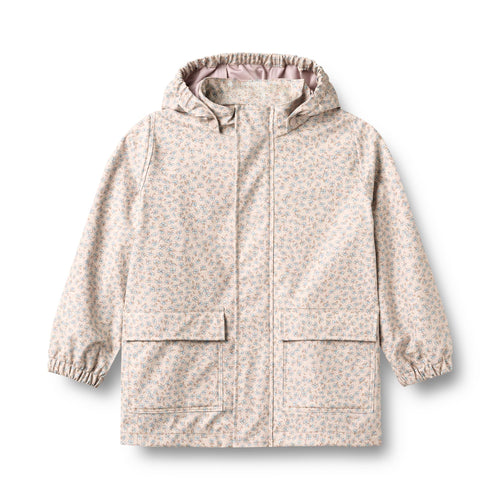 Rainwear Ollo Jacket — lilac blue flowers