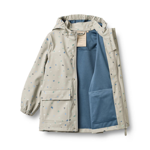 Rainwear Ollo Jacket — Light Flint Letters