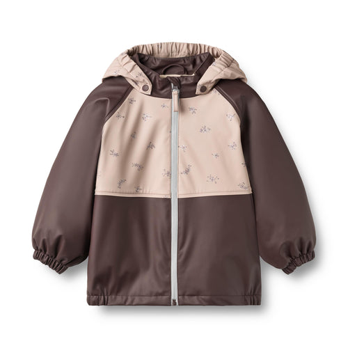 Thermo Rain Jacket Ajojo — chocolate plum