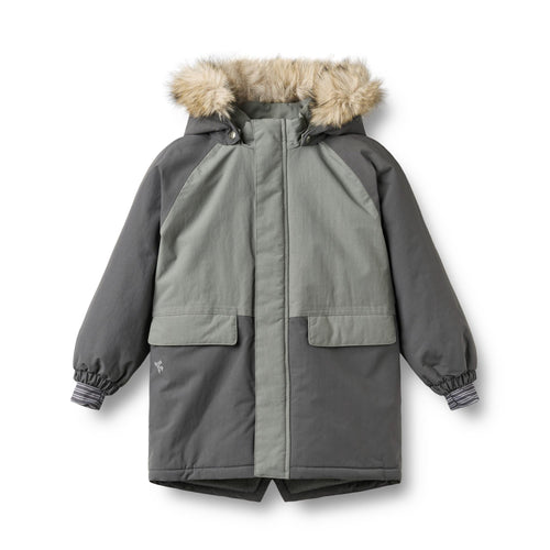 Technical Parka Mallen — dark charcoal