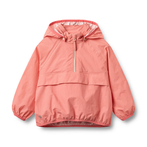 Lightweight Shell Jacket Skyen — red check