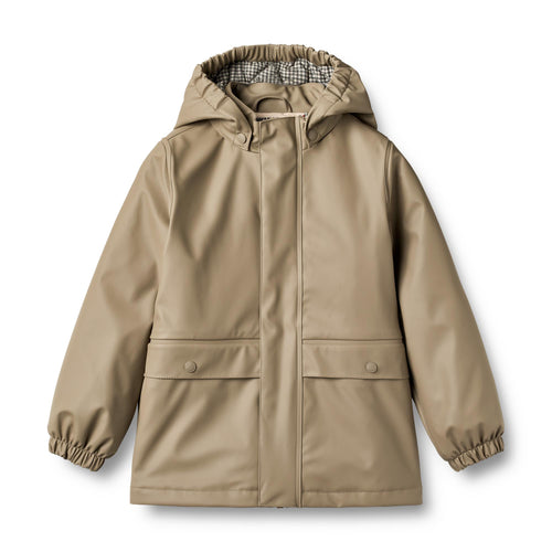 Thermo Rain Coat Aju — grey stone
