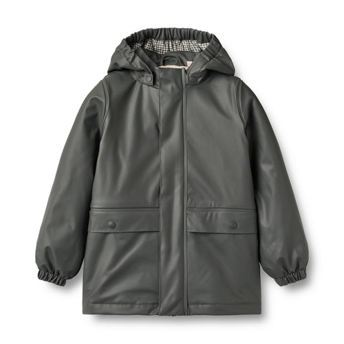 Thermo Rain Coat Aju — dark shadow