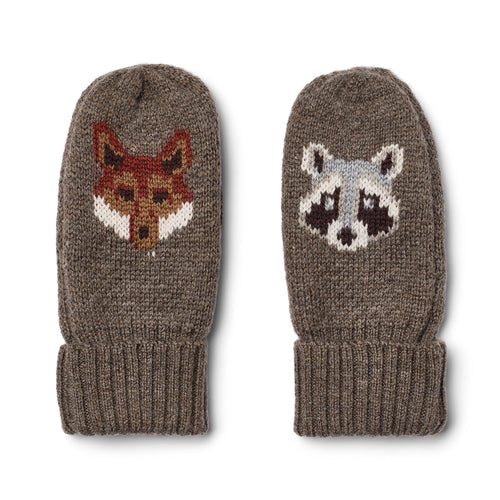 Jacquard Mittens Towsi — dry soil