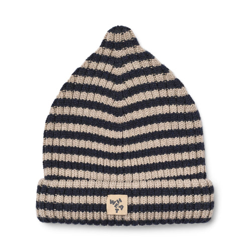 Beanie Topper — navy