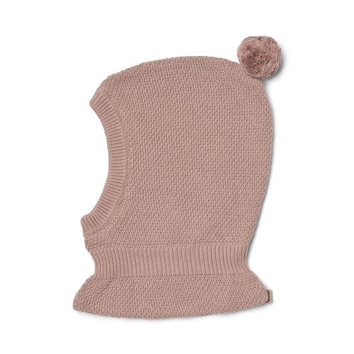 Knit Balaclava Pomi — dry rose