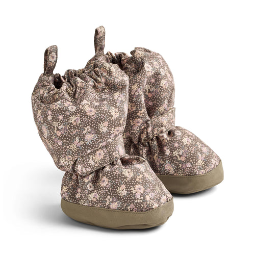 Outerwear Booties — dry wood snow flowers
