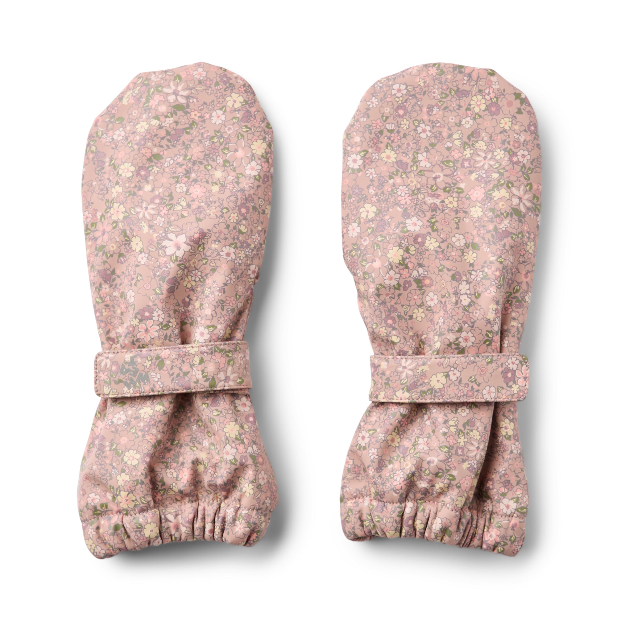 Cloth Mittens Rain Mittens Rily — Powder Flower Meadow – Wheat Kids Clothing