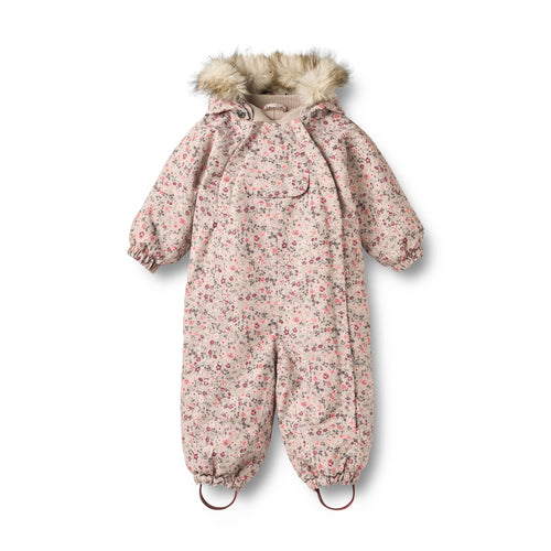 Snowsuit Nickie — grey moon flowers