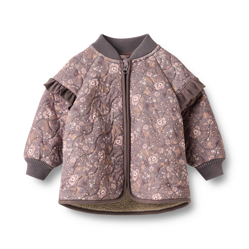 Thermo Jacket Ellas — purple stone flowers