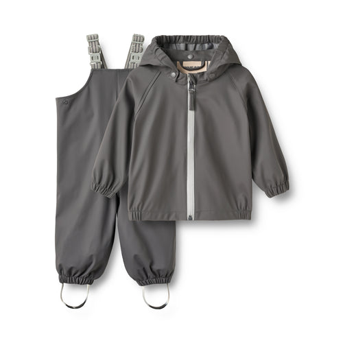 Rainwear Charlie Set — dark charcoal