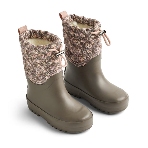 Thermo Snowboot Drizzle — dry wood snow flowers