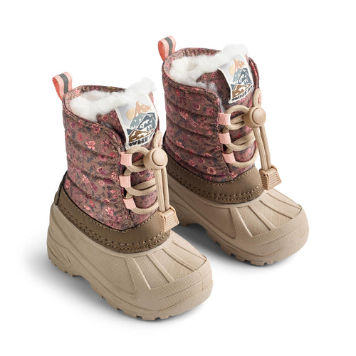 Winterboot Aleex — portabella flowers