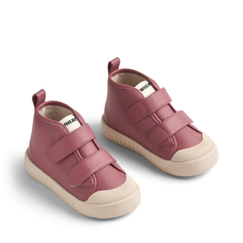 Sneaker Leo Leather — warm lilac
