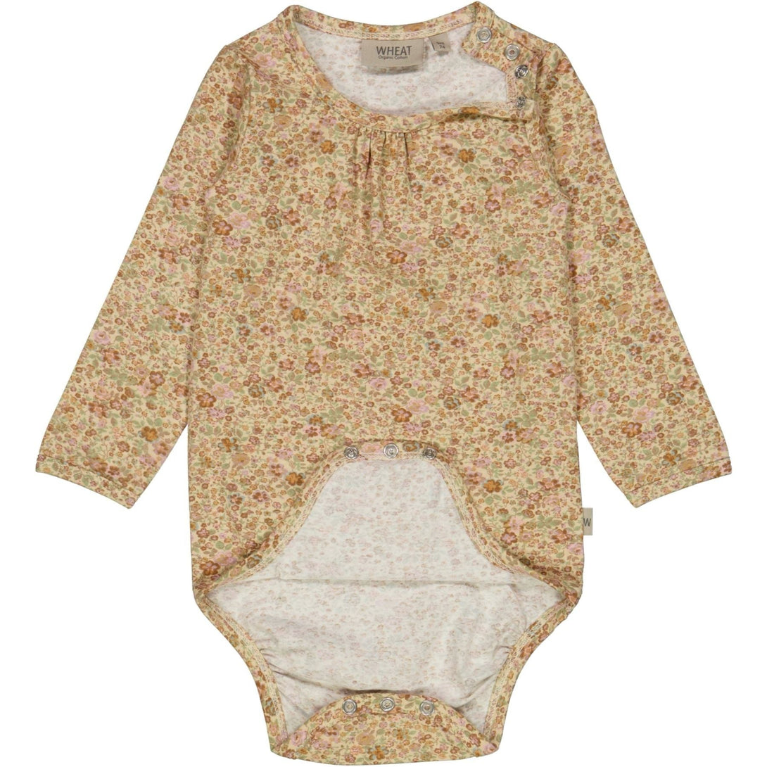 Body Liv Barely Beige Small Flowers - Wheat Kids Clothing