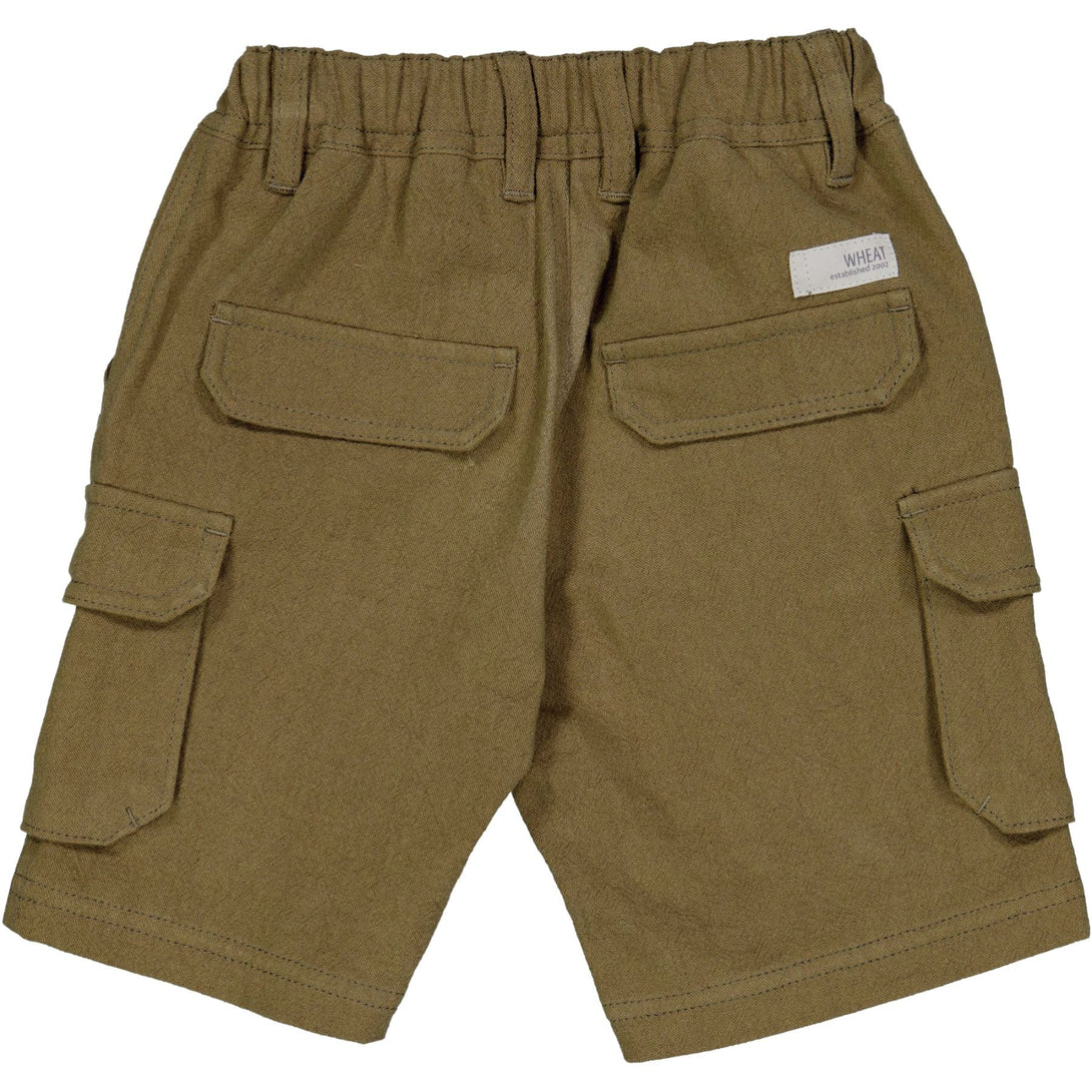 Cargo Shorts Ivan Seaweed - Wheat Kids Clothing