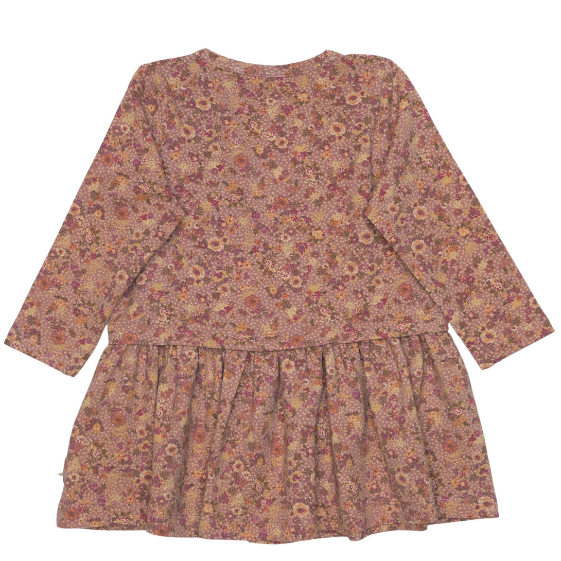 Dress Astrid Rose Snow Flowers - Wheat Kids Clothing