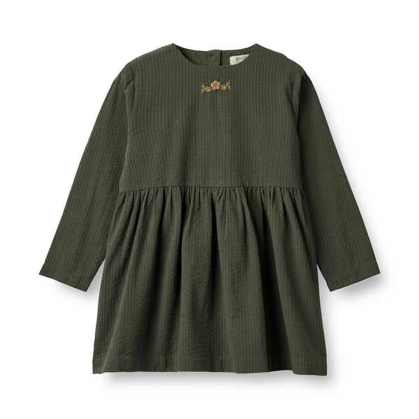 Dress Gunvor Embroidery - Wheat Kids Clothing