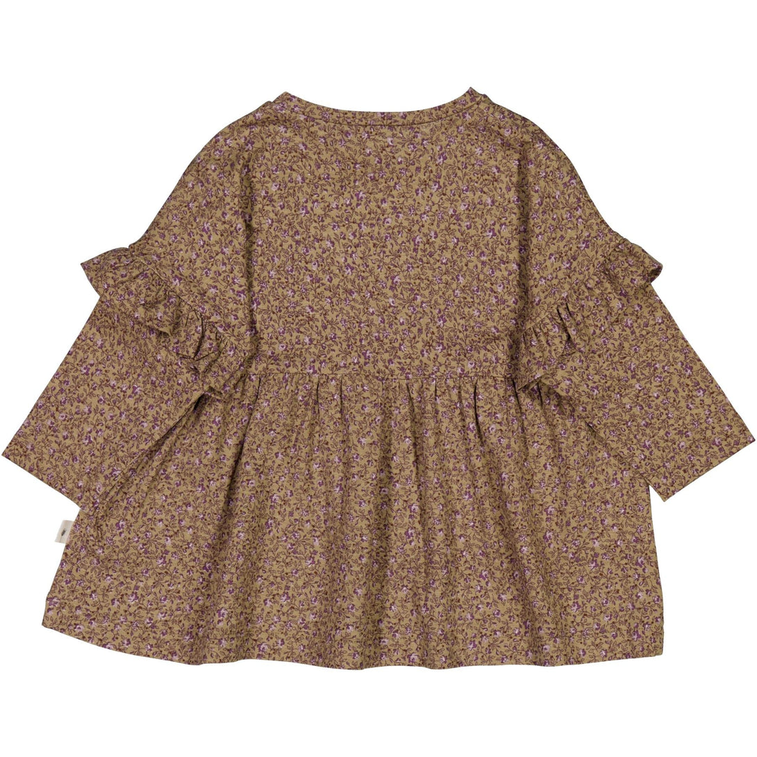 Jersey Dress Lilja Hazel Flowers - Wheat Kids Clothing