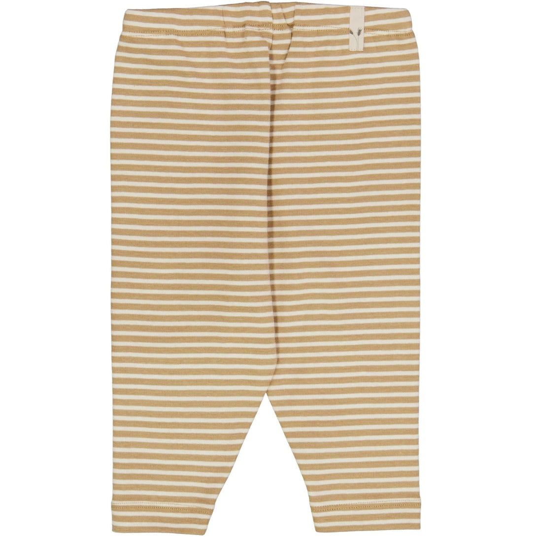 Jersey Pants Silas Cappuccino Stripe - Wheat Kids Clothing