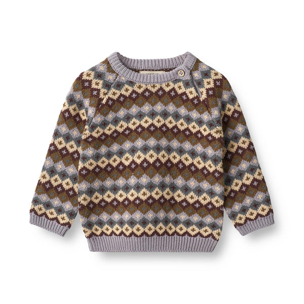Wheat baby_sweaters Knit Pullover Mimi Jacquard