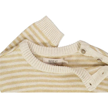 Knit Pullover Morgan Seeds Stripe - Wheat Kids Clothing