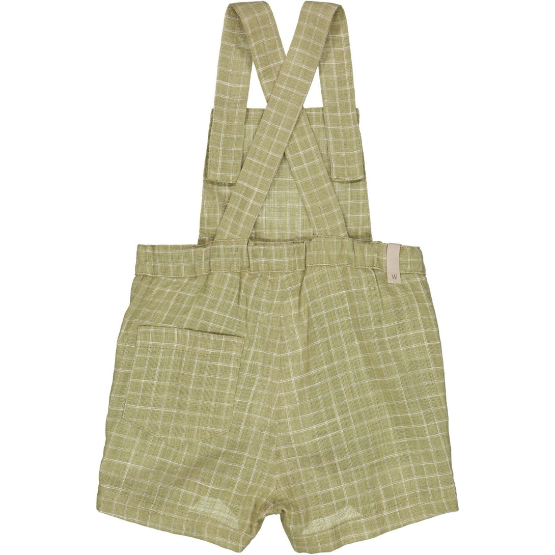Overall Erik Green Check - Wheat Kids Clothing