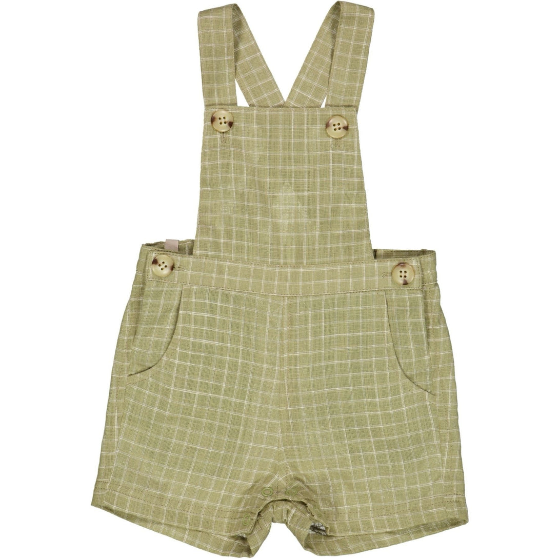 Overall Erik Green Check - Wheat Kids Clothing