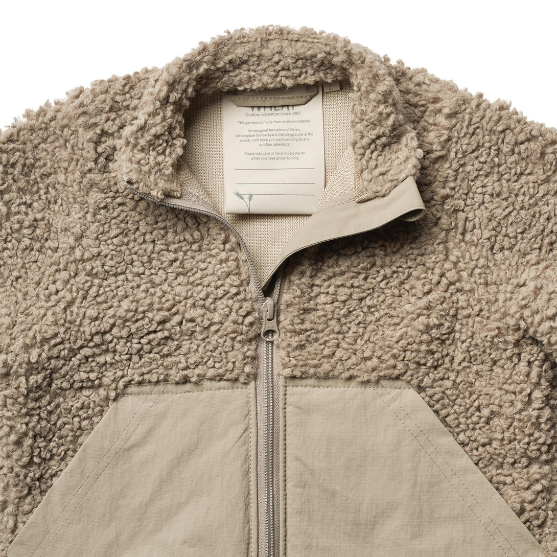 Pile Jacket Tiko - Wheat Kids Clothing