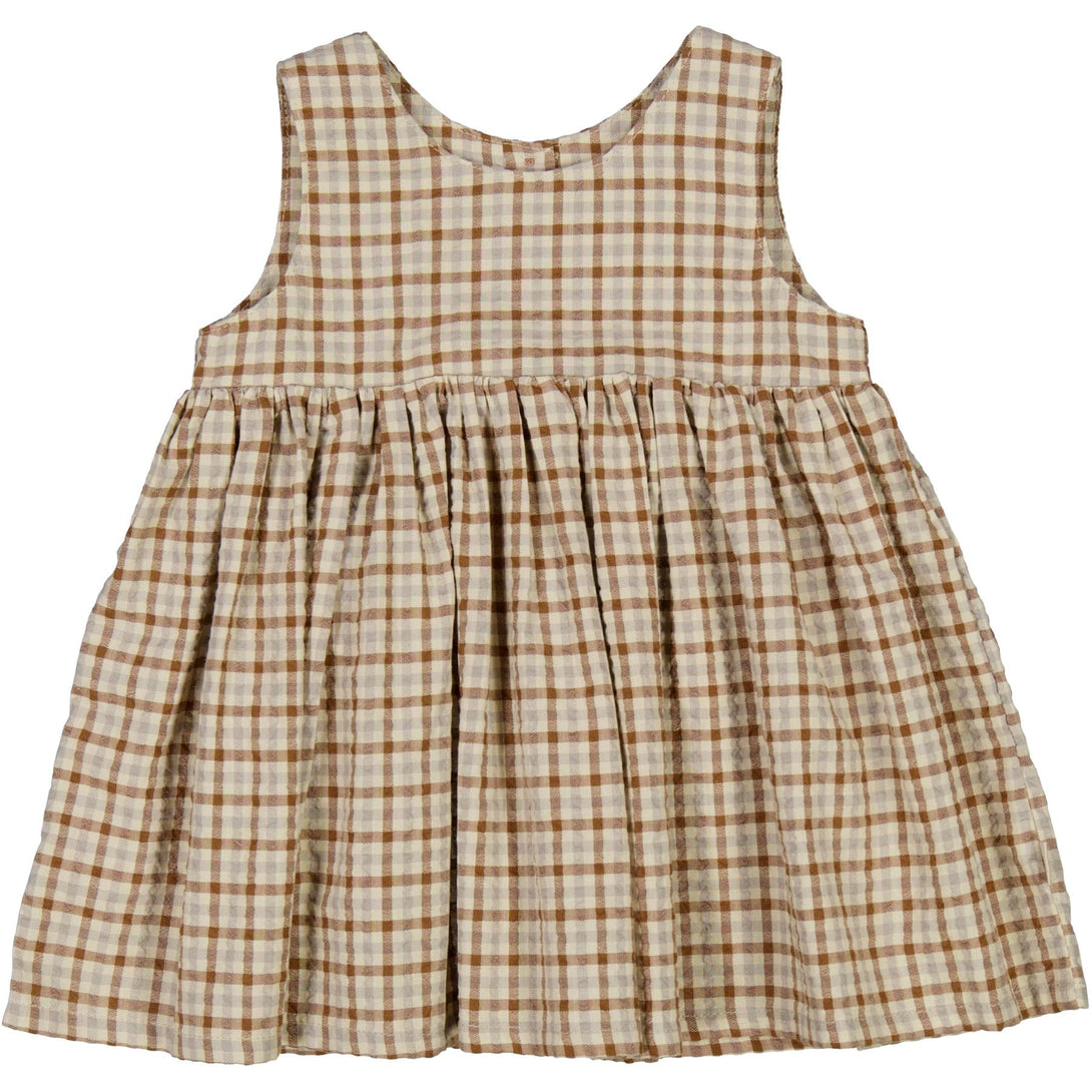 Wheat Baby SALE Pinafore Wrinkles Golden Dove Check