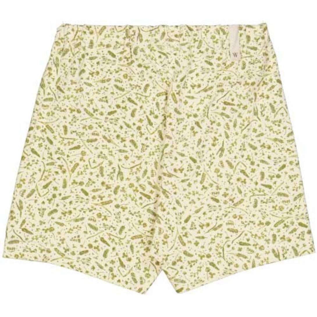 Shorts Bjorn Green Grasses and Seeds - Wheat Kids Clothing