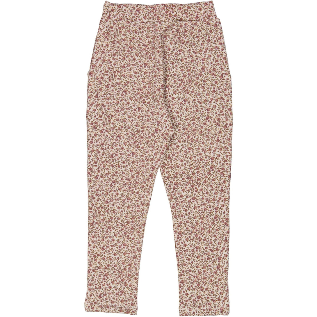Sweatpants Vibe Morning Dove Flowers - Wheat Kids Clothing