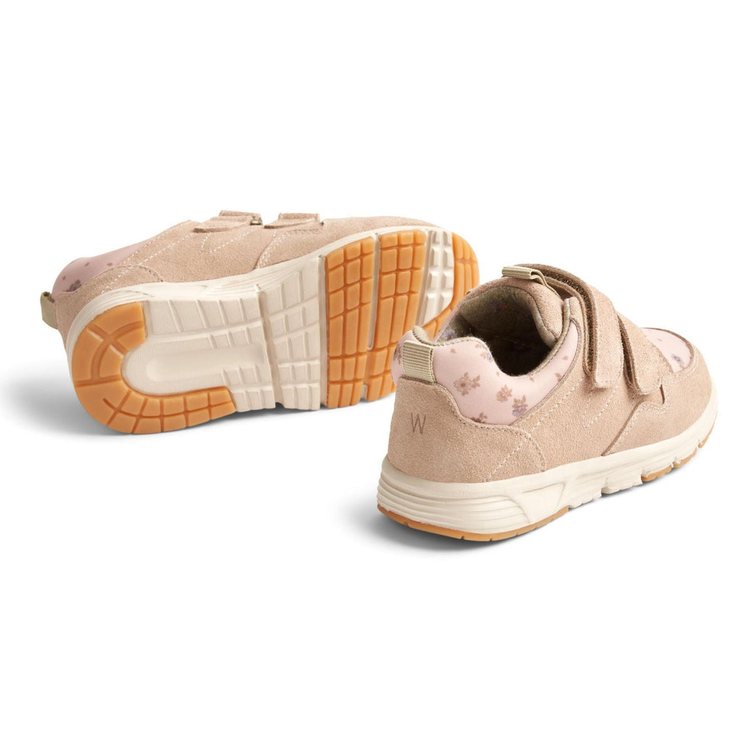 Toney Velcro Sneaker Print - Wheat Kids Clothing